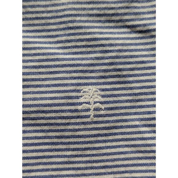 Carhartt WIP Orton Blue & White Striped, BAND COLLAR - Small RARE - Picture 14 of 16